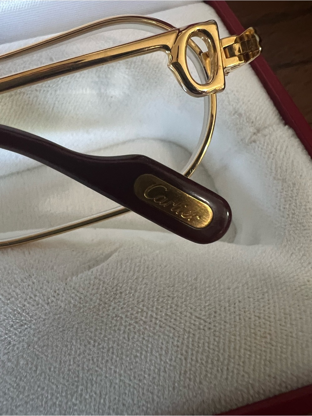 CARTIER VINTAGE TRINITY SUNGLASSES 58-20 PARIS non RX lenses - Picture 3 of 8